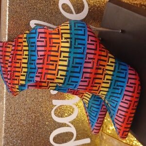 Liliana Rainbow Monogram Boots